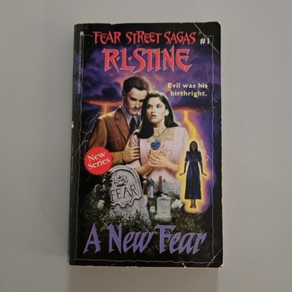 R.L Stine Fear Street Sagas #1 A New Fear Paperback Book Vintage 1996 90s